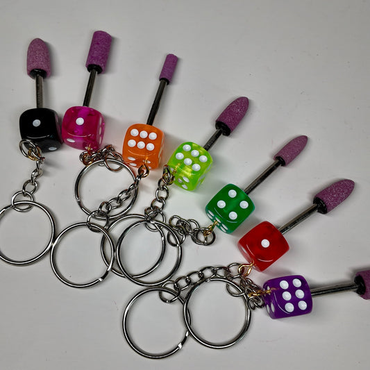 Dice Keychain Scribe